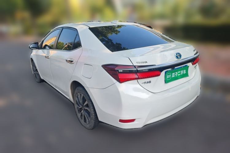 Used Toyota Corolla 2017 Revised Dual-Engine 1.8L E-CVT Leading Edition Rear Left 45 Deg