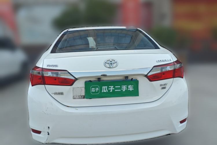 Used Toyota Corolla 2017 Revised Version 1.2T Manual GL Rear