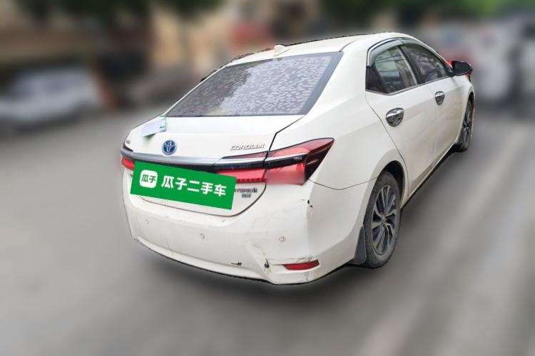 Used Toyota Corolla 2017 Revised Dual-Engine 1.8L E-CVT Leading Edition Rear Right 45 Deg