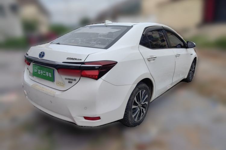 Used Toyota Corolla 2017 Revised Dual-Engine 1.8L E-CVT Leading Edition Rear Right 45 Deg