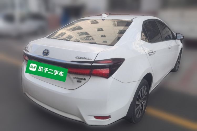 Used Toyota Corolla 2017 Revised Dual-Engine 1.8L E-CVT Leading Edition Rear Right 45 Deg