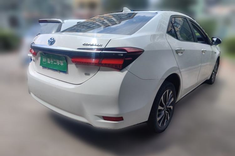 Used Toyota Corolla 2017 Revised Dual-Engine 1.8L E-CVT Leading Edition Rear Right 45 Deg
