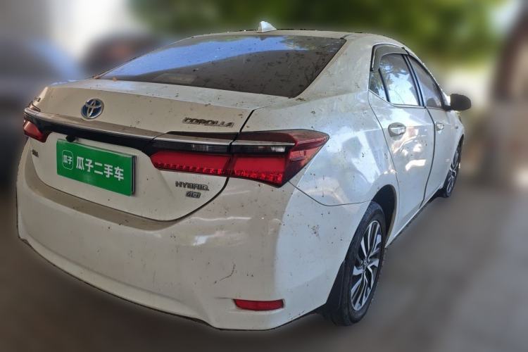 Used Toyota Corolla 2017 Revised Dual-Engine 1.8L E-CVT Leading Edition Rear Right 45 Deg