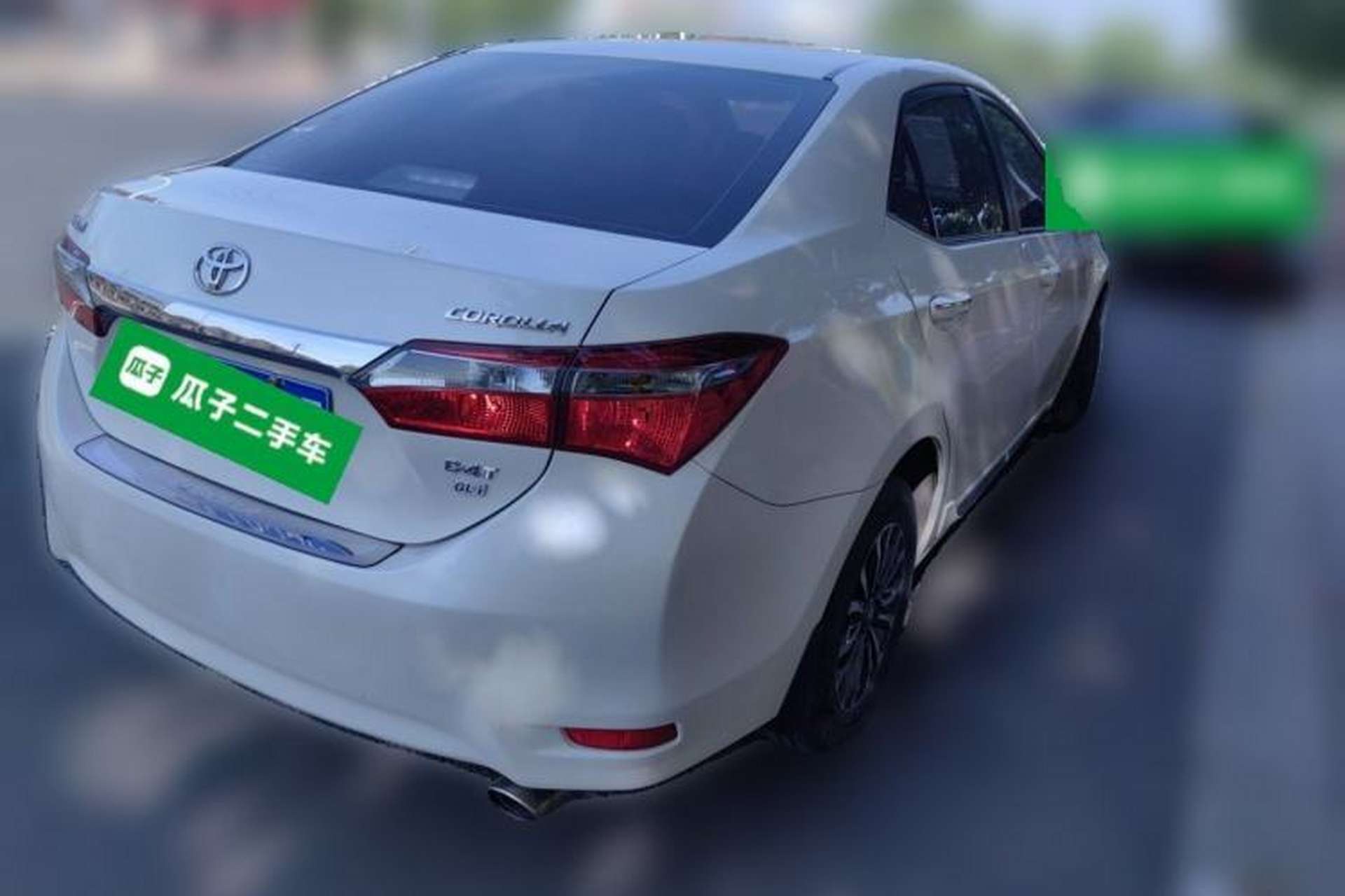 Used Toyota Corolla 2017 Revised Version 1.2T S-CVT GL-i Leather Edition Rear Right 45 Deg