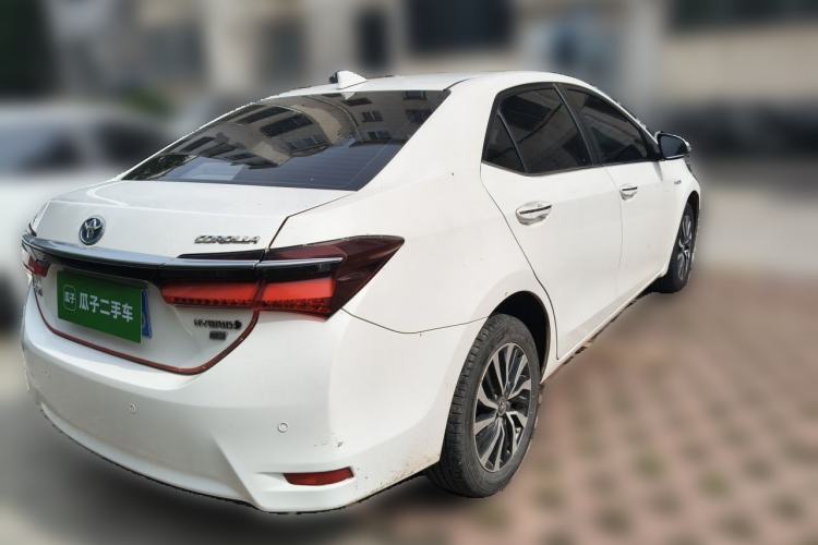 Used Toyota Corolla 2017 Revised Dual-Engine 1.8L E-CVT Leading Edition Rear Right 45 Deg