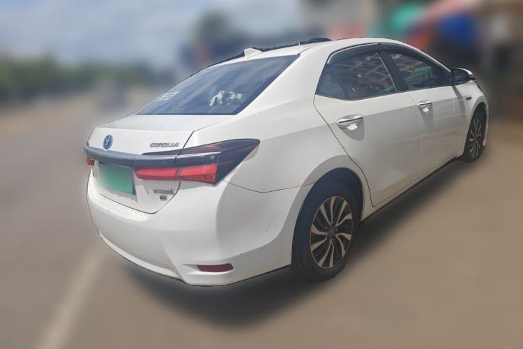 Used Toyota Corolla 2017 Revised Dual-Engine 1.8L E-CVT Leading Edition Rear Right 45 Deg