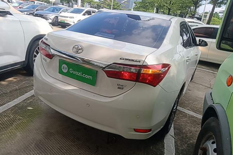 Used Toyota Corolla 2017 Revised Version 1.2T S-CVT GL-i Rear Right 45 Deg