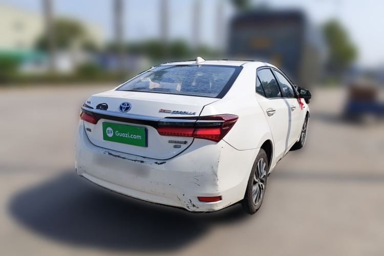 Used Toyota Corolla 2017 Revised Dual-Engine 1.8L E-CVT Leading Edition Rear Right 45 Deg