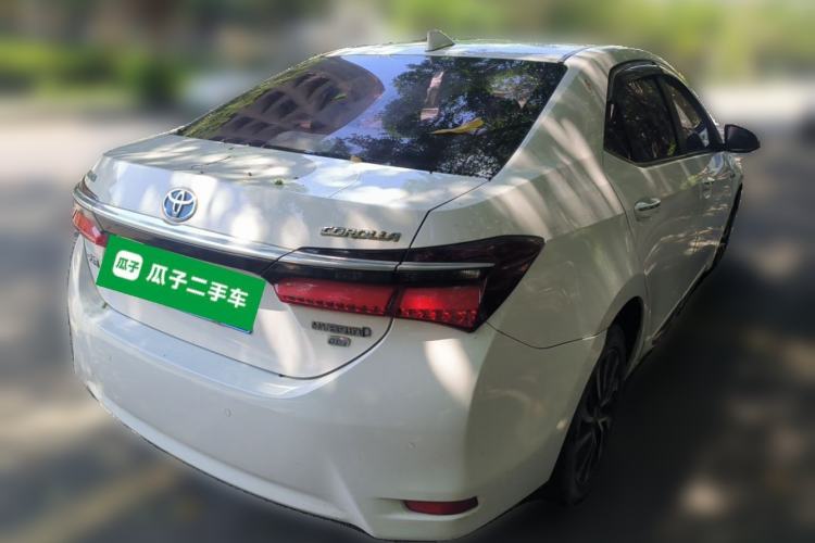 Used Toyota Corolla 2017 Revised Dual-Engine 1.8L E-CVT Elite Edition Rear Right 45 Deg