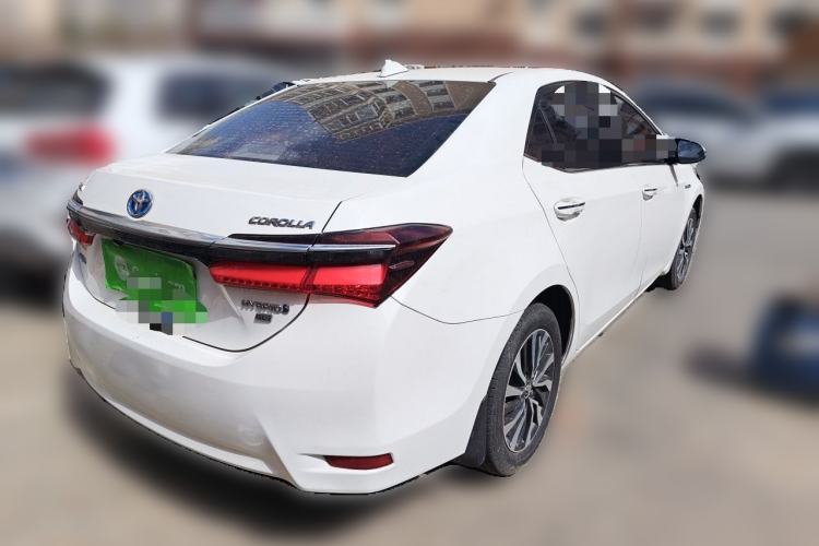 Used Toyota Corolla 2017 Revised Dual-Engine 1.8L E-CVT Leading Edition Rear Right 45 Deg