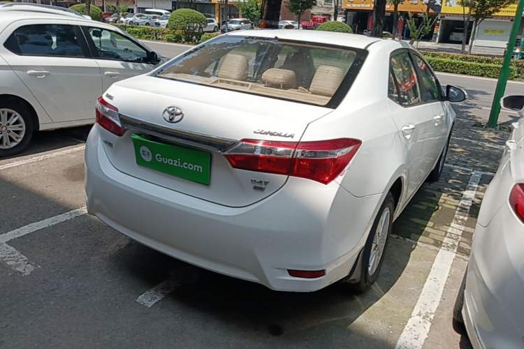 Used Toyota Corolla 2017 1.2T Manual GL Rear Right 45 Deg