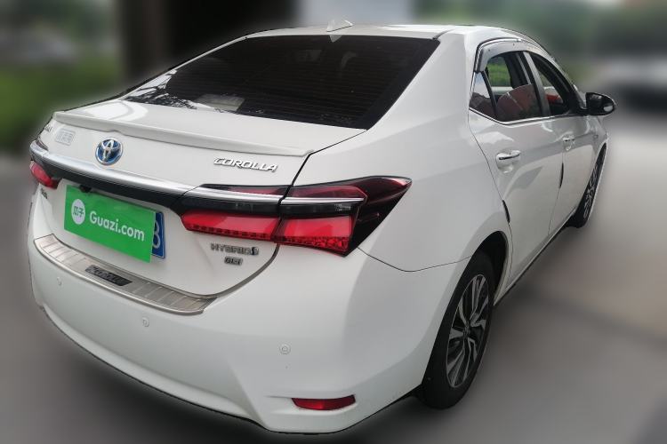 Used Toyota Corolla 2017 Revised Dual-Engine 1.8L E-CVT Leading Edition Rear Right 45 Deg