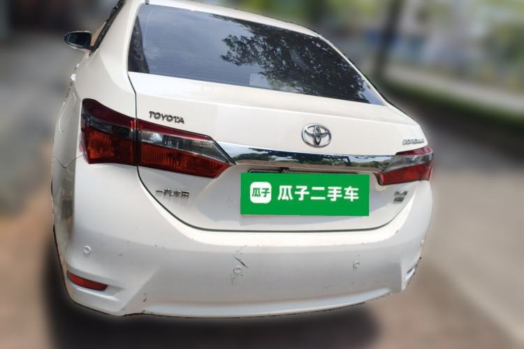 Used Toyota Corolla 2017 Revised Version 1.2T S-CVT GL Rear