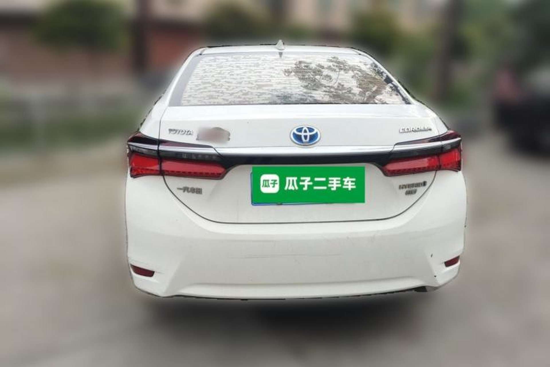 Used Toyota Corolla 2017 Revised Dual-Engine 1.8L E-CVT Leading Edition Rear