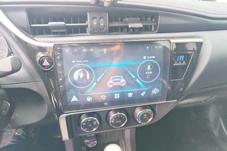 Used Toyota Corolla 2017 Revised Version 1.2T S-CVT GL Audio And AC Panel