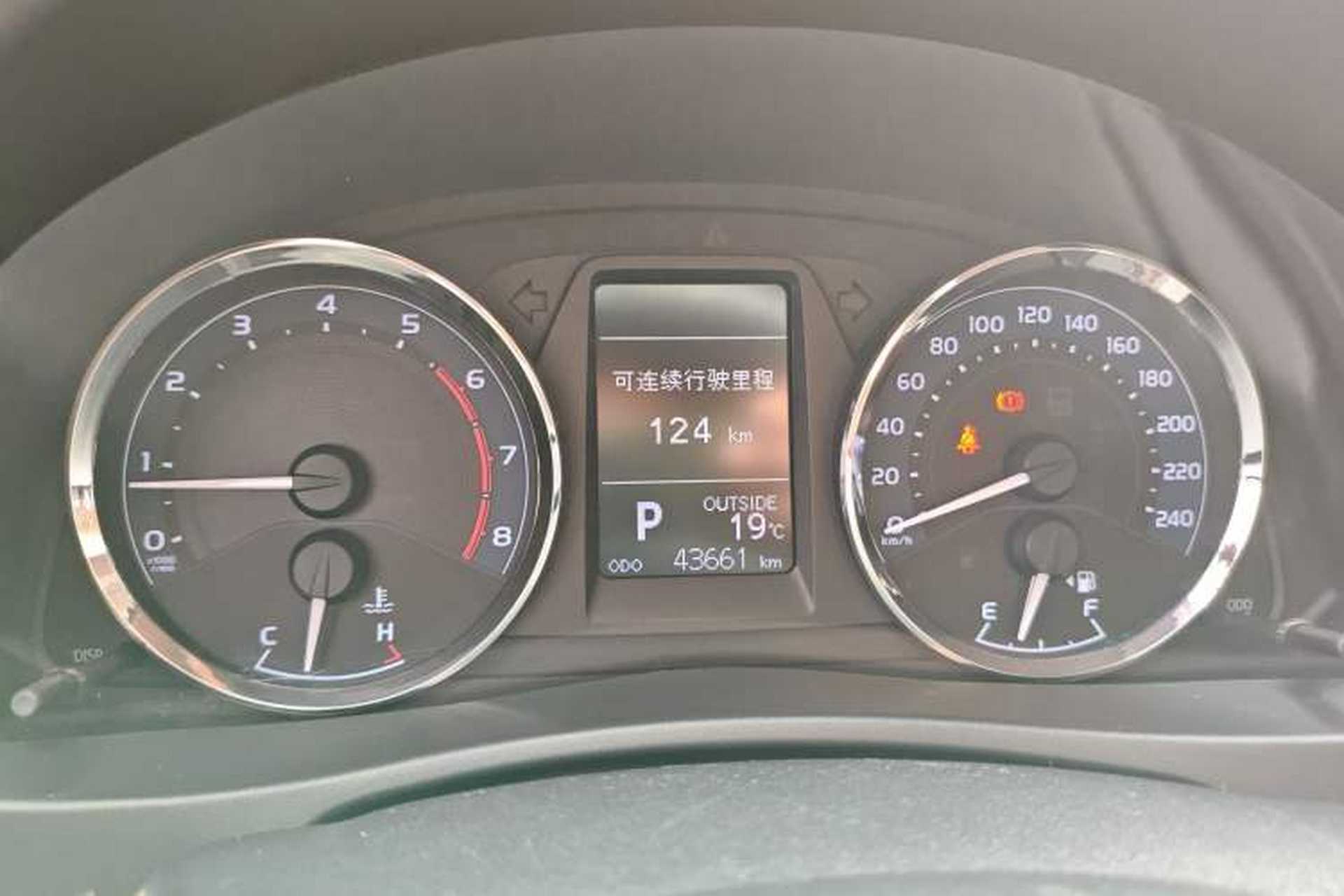 Used Toyota Corolla 2017 Revised Version 1.2T S-CVT GL-i Instrument Cluster