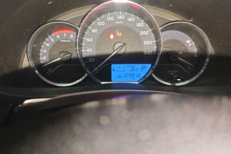 Used Toyota Corolla 2018 1.2T S-CVT GL Smart Enjoyment Version Odometer Close Up