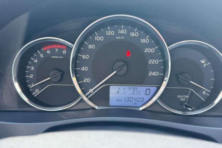 Used Toyota Corolla 2018 1.2T S-CVT GL Smart Enjoyment Version Odometer Close Up