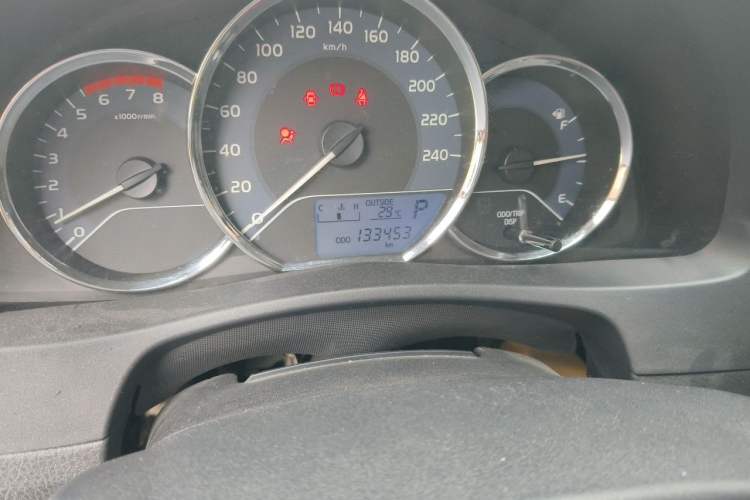 Used Toyota Corolla 2018 1.2T S-CVT GL Smart Enjoyment Version Odometer Close Up