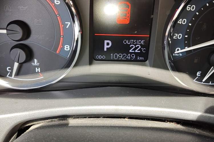 Used Toyota Corolla 2018 1.2T S-CVT GL-i Zhihui Edition Odometer Close Up