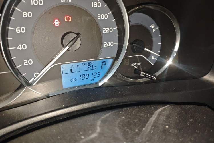 Used Toyota Corolla 2018 1.2T S-CVT GL Smart Enjoyment Version Odometer Close Up