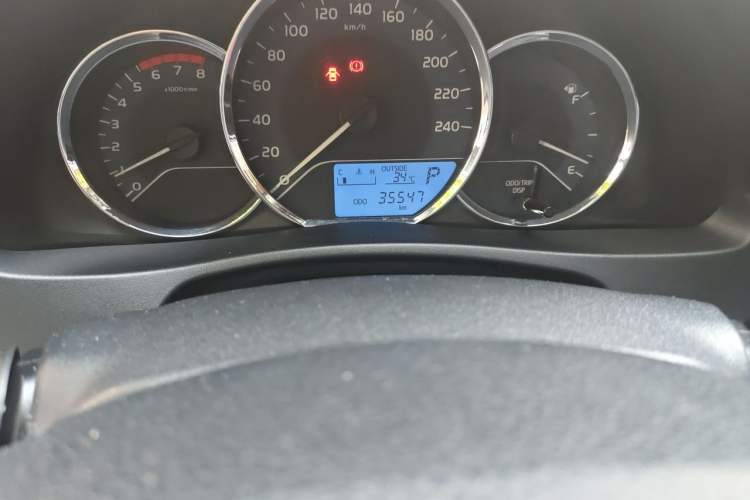 Used Toyota Corolla 2018 1.2T S-CVT GL Smart Enjoyment Version Odometer Close Up