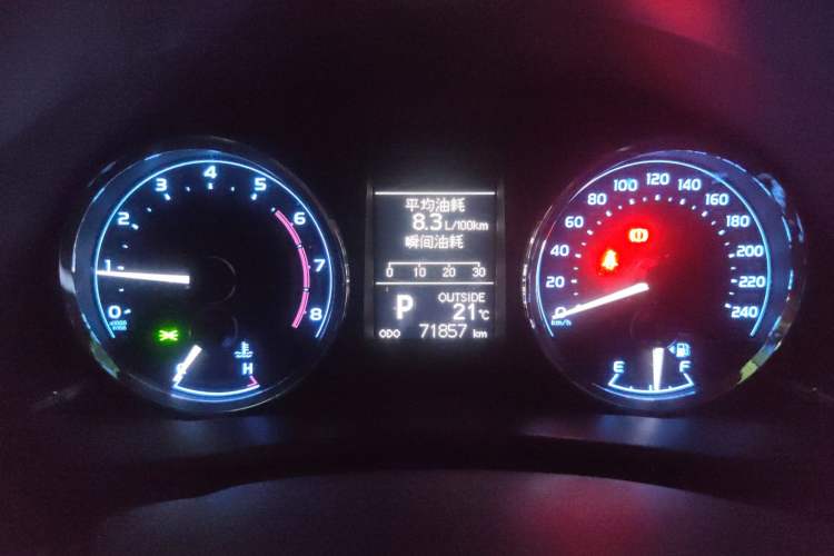 Used Toyota Corolla 2018 1.2T S-CVT GL-i Zhihui Edition Instrument Cluster