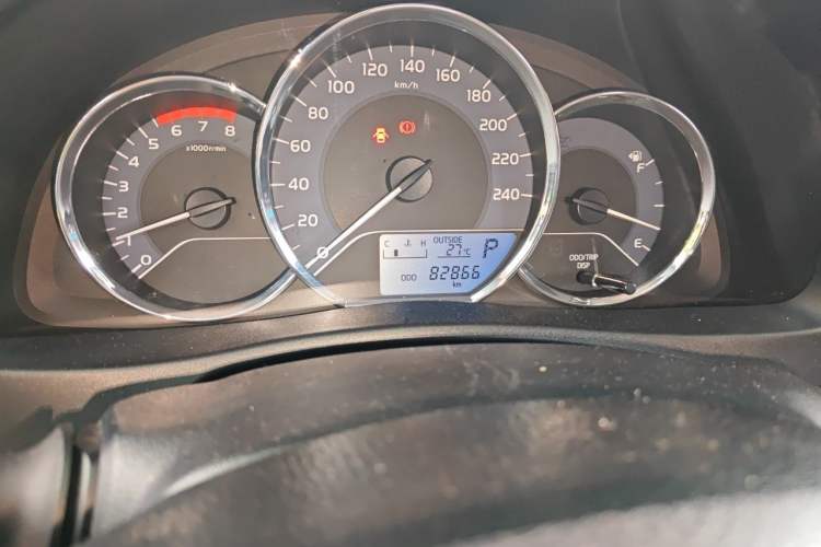 Used Toyota Corolla 2018 1.2T S-CVT GL Smart Enjoyment Version Odometer Close Up