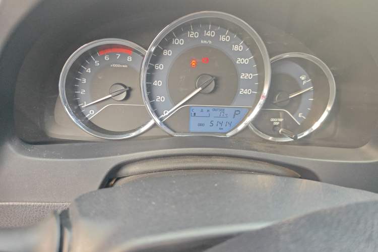 Used Toyota Corolla 2018 1.2T S-CVT GL Smart Enjoyment Version Odometer Close Up