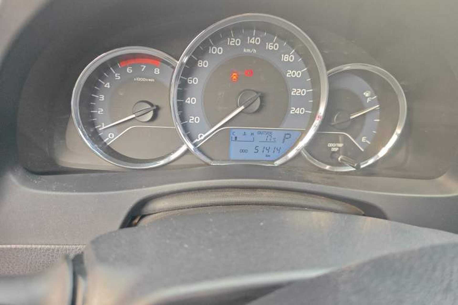 Used Toyota Corolla 2018 1.2T S-CVT GL Smart Enjoyment Version Odometer Close Up