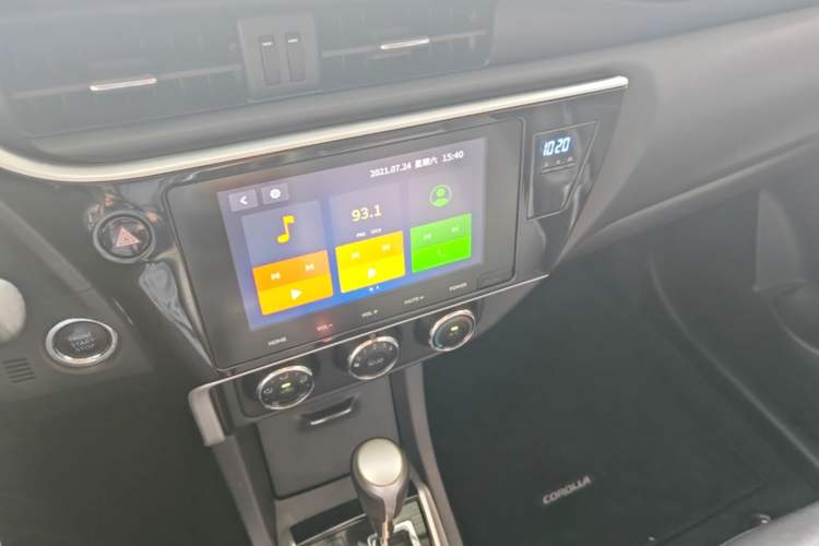 Used Toyota Corolla 2018 1.2T S-CVT GL-i Zhihui Edition Audio And AC Panel