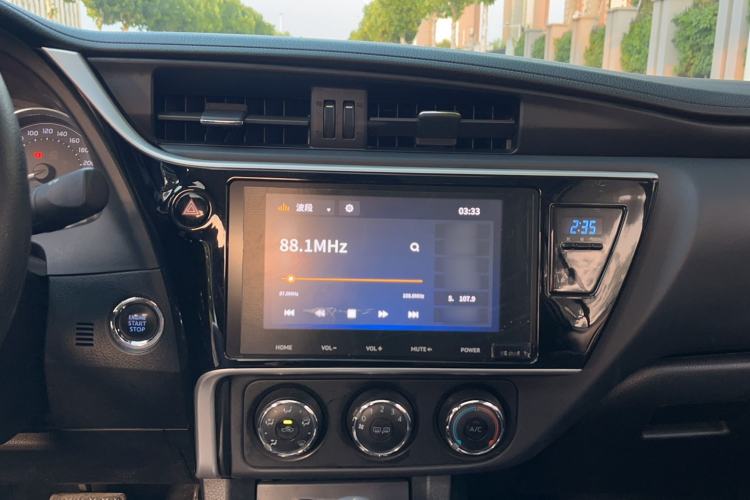 Used Toyota Corolla 2018 1.2T S-CVT GL-i Zhihui Edition Audio And AC Panel