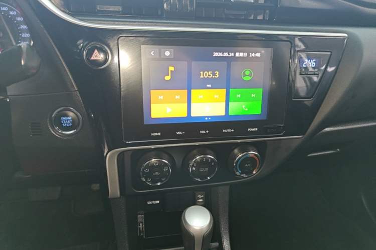 Used Toyota Corolla 2018 1.2T S-CVT GL-i Zhihui Edition Audio And AC Panel
