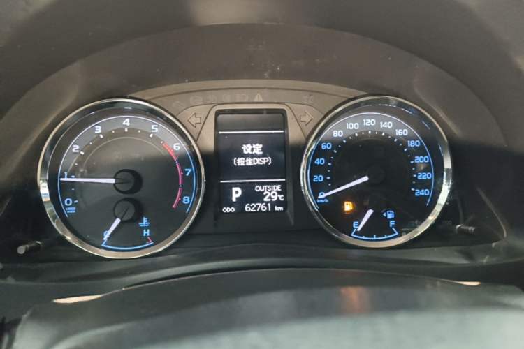 Used Toyota Corolla 2018 1.2T S-CVT GL-i Zhihui Edition Instrument Cluster