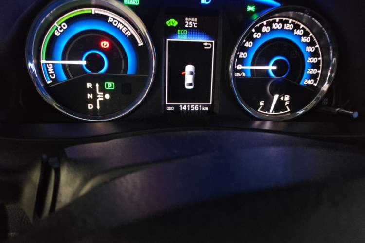 Used Toyota Corolla  Odometer Close Up