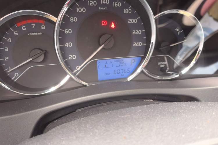 Used Toyota Corolla 2018 1.2T S-CVT GL Smart Enjoyment Version Odometer Close Up