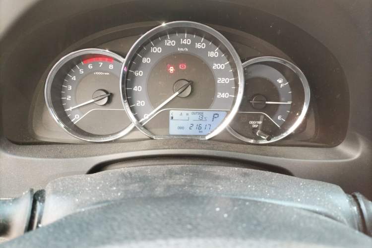 Used Toyota Corolla 2018 1.2T S-CVT GL Smart Enjoyment Version Odometer Close Up