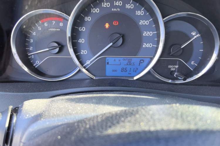 Used Toyota Corolla 2018 1.2T S-CVT GL Smart Enjoyment Version Odometer Close Up