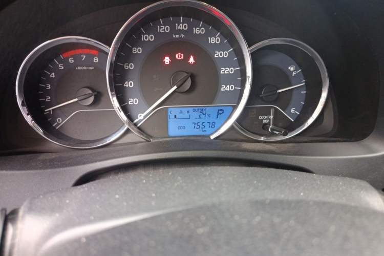 Used Toyota Corolla 2018 1.2T S-CVT GL Smart Enjoyment Version Odometer Close Up