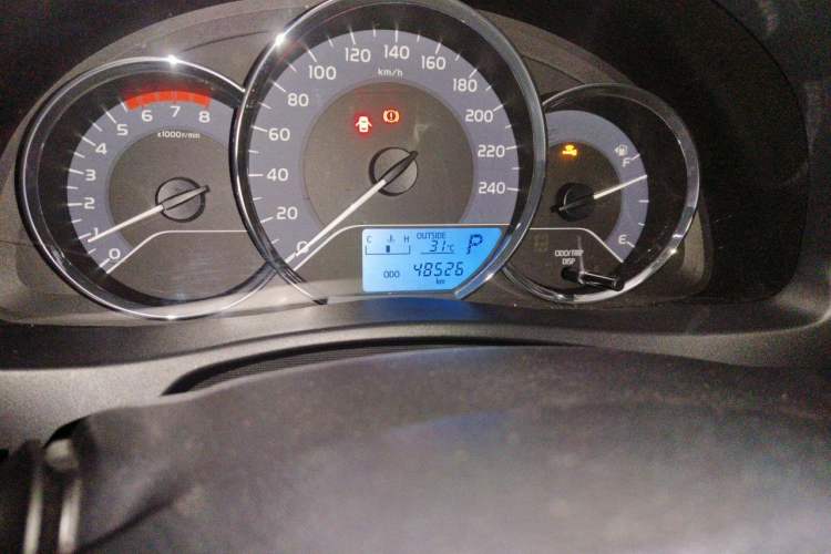 Used Toyota Corolla 2018 1.2T S-CVT GL Smart Enjoyment Version Odometer Close Up