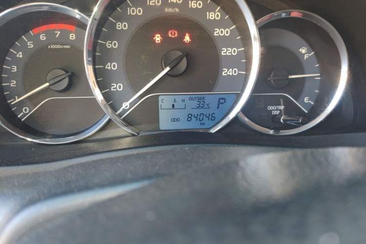 Used Toyota Corolla 2018 1.2T S-CVT GL Smart Enjoyment Version Odometer Close Up