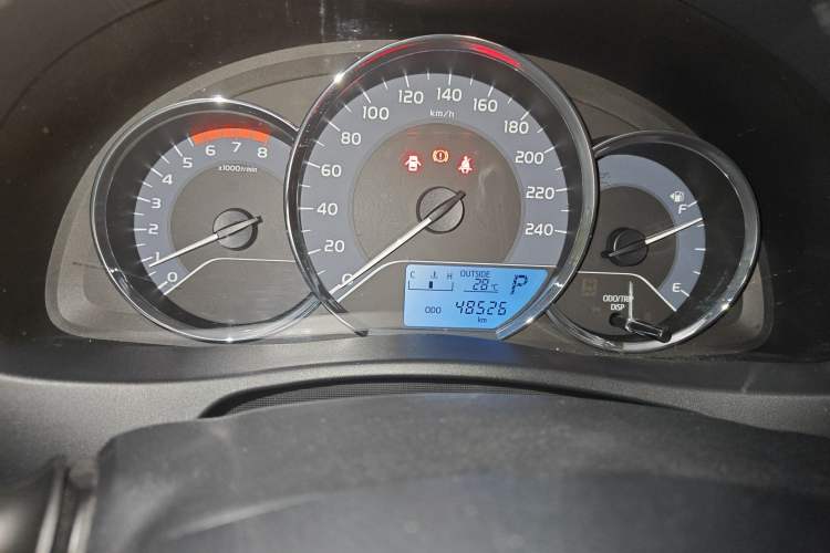 Used Toyota Corolla 2018 1.2T S-CVT GL Smart Enjoyment Version Odometer Close Up