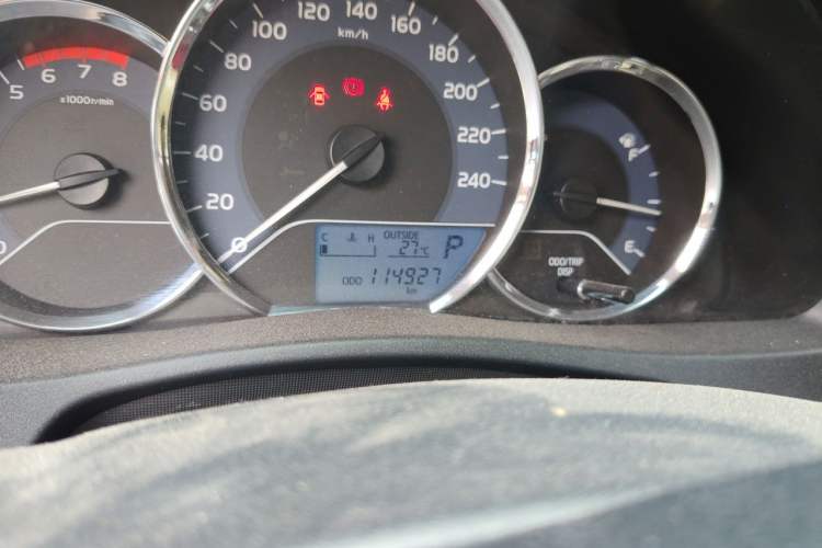 Used Toyota Corolla 2018 1.2T S-CVT GL Smart Enjoyment Version Odometer Close Up