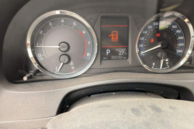 Used Toyota Corolla 2018 1.2T S-CVT GL Smart Enjoyment Version Odometer Close Up