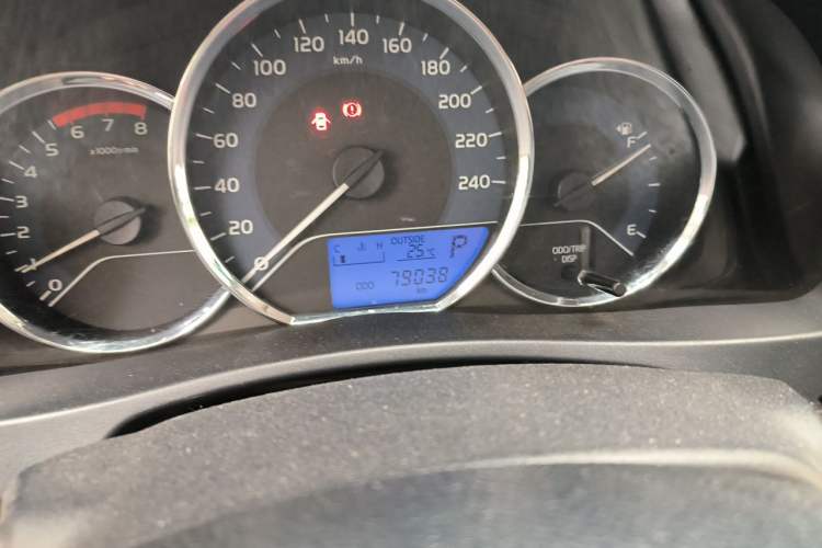 Used Toyota Corolla 2018 1.2T S-CVT GL Smart Enjoyment Version Odometer Close Up