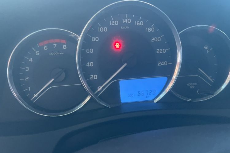 Used Toyota Corolla 2018 1.2T S-CVT GL Smart Enjoyment Version Odometer Close Up