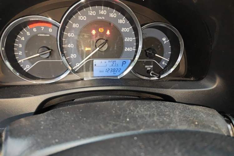 Used Toyota Corolla 2018 1.2T S-CVT GL Smart Enjoyment Version Odometer Close Up
