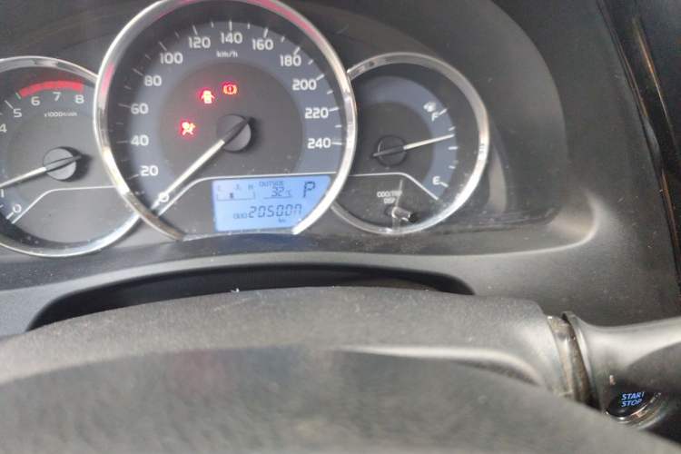 Used Toyota Corolla 2018 1.2T S-CVT GL Smart Enjoyment Version Odometer Close Up