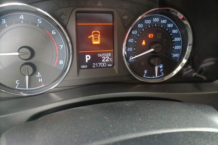 Used Toyota Corolla 2018 1.2T S-CVT GL-i Zhihui Edition Odometer Close Up
