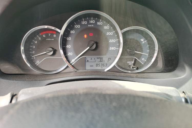 Used Toyota Corolla 2018 1.2T S-CVT GL Smart Enjoyment Version Odometer Close Up